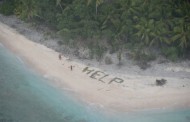 Βγαλμένο από Ταινία: Ναυαγοί σώθηκαν χάρη σε μήνυμα στην Άμμο