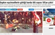 Ρατσιστικό πρωτοσέλιδο τουρκικής εφημερίδας: 50 ανώμαλοι σκοτώθηκαν σε μπαρ στις ΗΠΑ