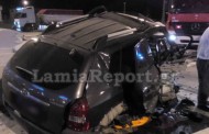Τρομερό Τροχαίο: Αυτοκίνητο καρφώθηκε πάνω στα διόδια