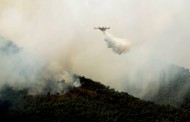 Συνεχίζεται η άνιση μάχη με τη φωτιά στα Δερβενοχώρια-Ο πυκνός καπνός 