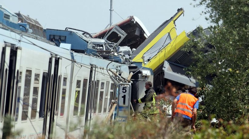 Ιταλία: Το σιδηροδρομικό δυστύχημα οφείλεται πιθανόν σε ανθρώπινο λάθος