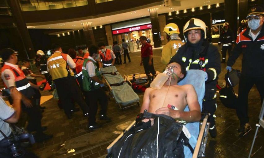 Ταϊβάν: 25 τραυματίες από έκρηξη βόμβας σε τρένο στην Ταϊπέι