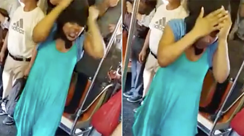 Βίντεο: Πανικός στο μετρό της Νέας Υόρκης - Γυναίκα ελευθέρωσε γρύλους και σκουλήκια σε βαγόνι