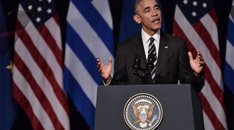 «Ζήτω η Ελλάς»: Ετσι έκλεισε την ομιλία του για τη δημοκρατία ο Ομπάμα