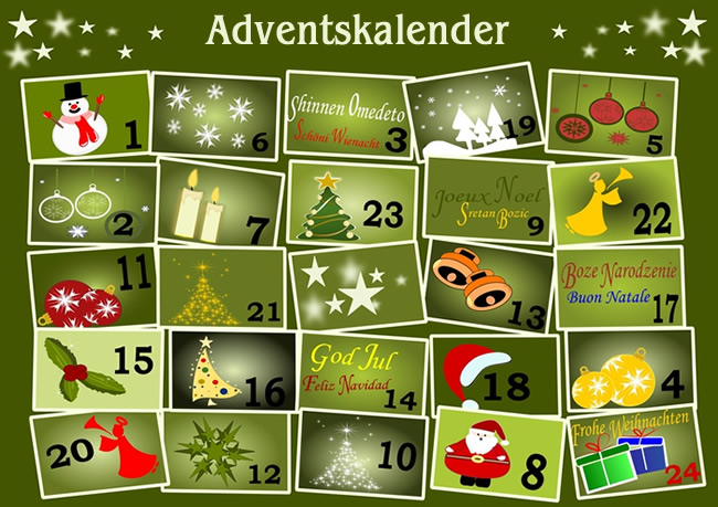 Γερμανία: Δημιουργήστε ένα «Adventskalender» Χριστουγεννιάτικο Ημερολόγιο!