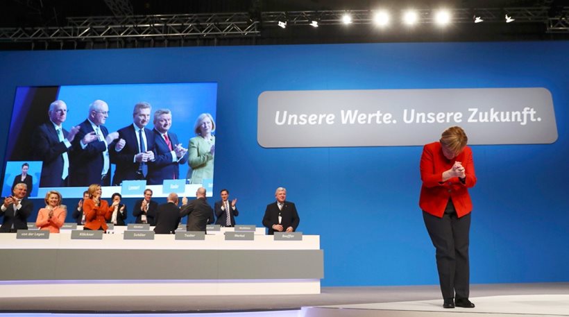 Γερμανία: Η Μέρκελ επανεξελέγη στην ηγεσία του CDU με 89,5%