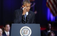 Mε δάκρυα στα μάτια αποχαιρέτησε τον αμερικανικό λαό ο Ομπάμα (video)