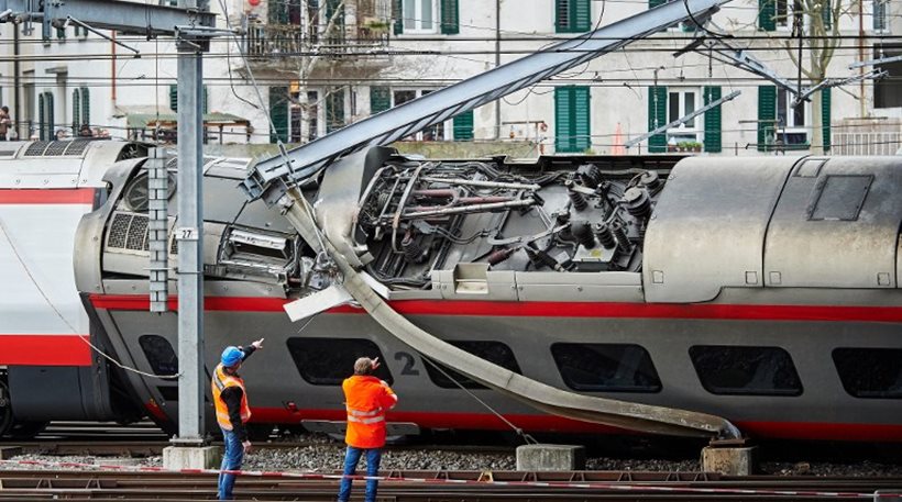 Ελβετία: Εκτροχιασμός τρένου στη Λουκέρνη - Τρεις τραυματίες