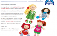 Γερμανία: Κίνδυνος! Η αλυσίδα καταστημάτων ALDI ανακαλεί αυτές τις κούκλες