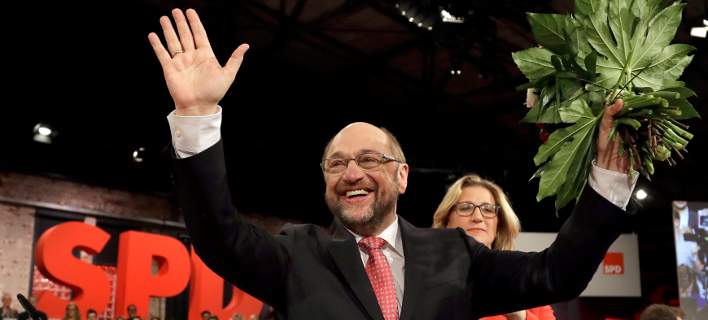 Σάρωσε ο Σουλτς: Εξελέγη πρόεδρος του SPD με ποσοστό... 100%!