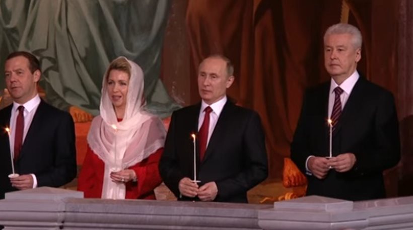 «Αληθώς Ανέστη» ευχήθηκε ο Πούτιν στους Ορθόδοξους Χριστιανούς