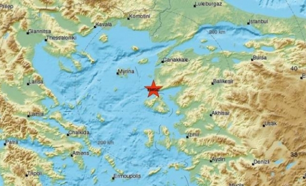 Νέα σεισμική δόνηση 4,7 Ρίχτερ στη Μυτιλήνη