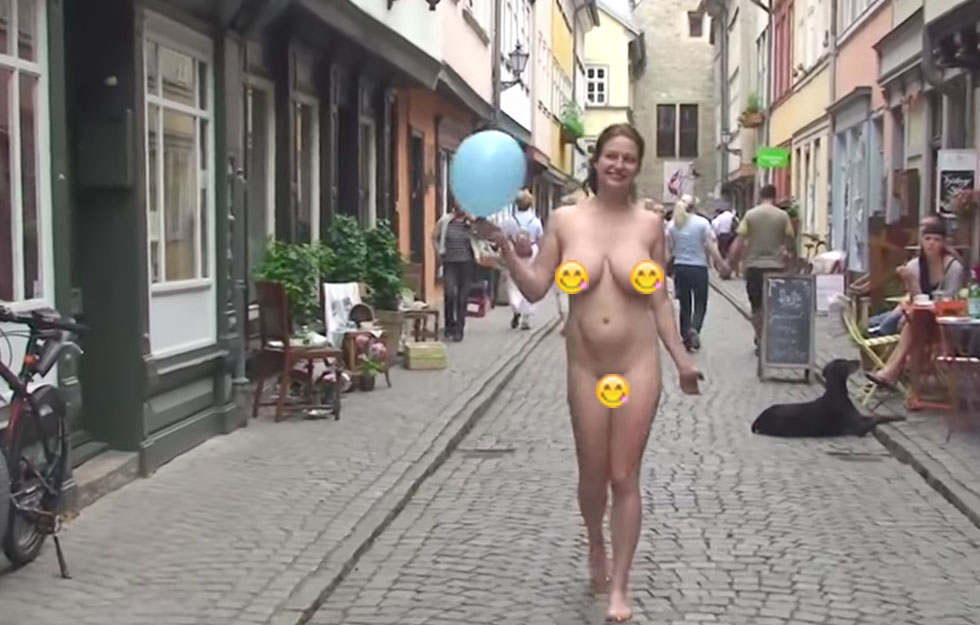Erfurt: Μια γυναίκα περιφέρεται στους δρόμους της πόλης … ολόγυμνη!