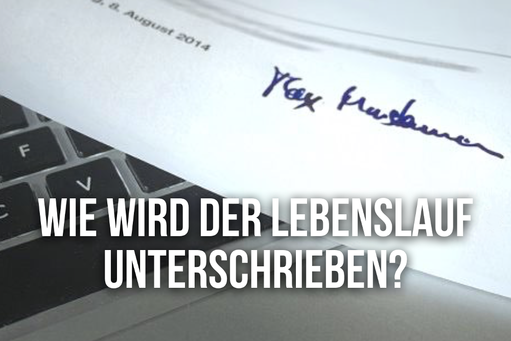 Γερμανία: Πώς να υπογράψετε το βιογραφικό σας σημείωμα;