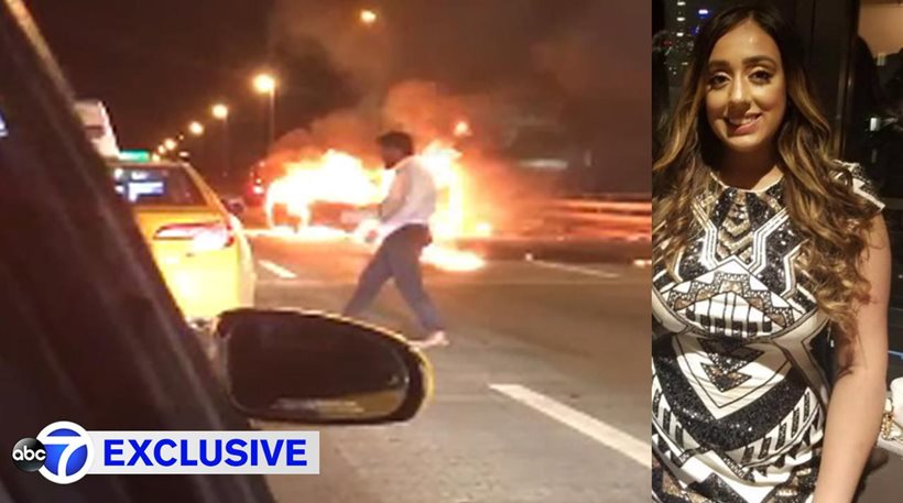 Αδιανόητο: Αυτοκίνητο έπιασε φωτιά και ο οδηγός φώναξε ταξί ενώ η φίλη του καιγόταν ζωντανή