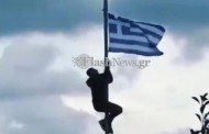 Κρήτη: Γέμισαν σημαίες το σχολείο που τιμωρήθηκε ο μαθητής για την γαλανόλευκη