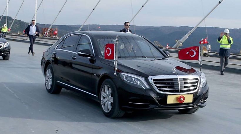 Αυτό είναι το αυτοκίνητο που προστατεύει τον Ερντογάν-Ίδιο με της Μέρκελ