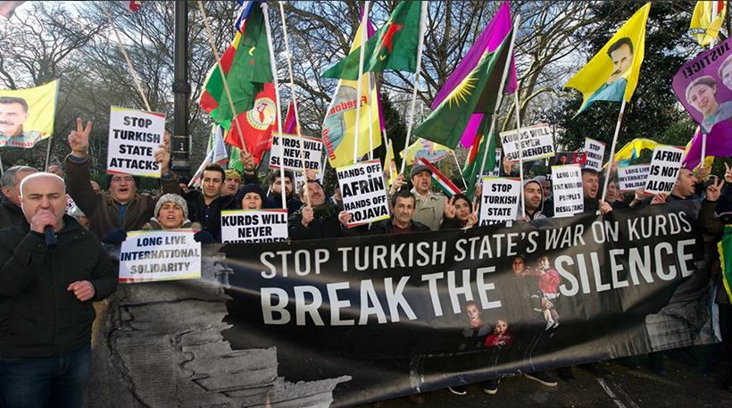 Γερμανία: Στους δρόμους οι Κούρδοι για τις τουρκικές επιθέσεις στην Αφρίν