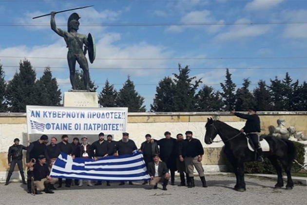 Θεσσαλονίκη: Και έφιπποι Κρητικοί «μακεδονομάχοι» στο συλλαλητήριο