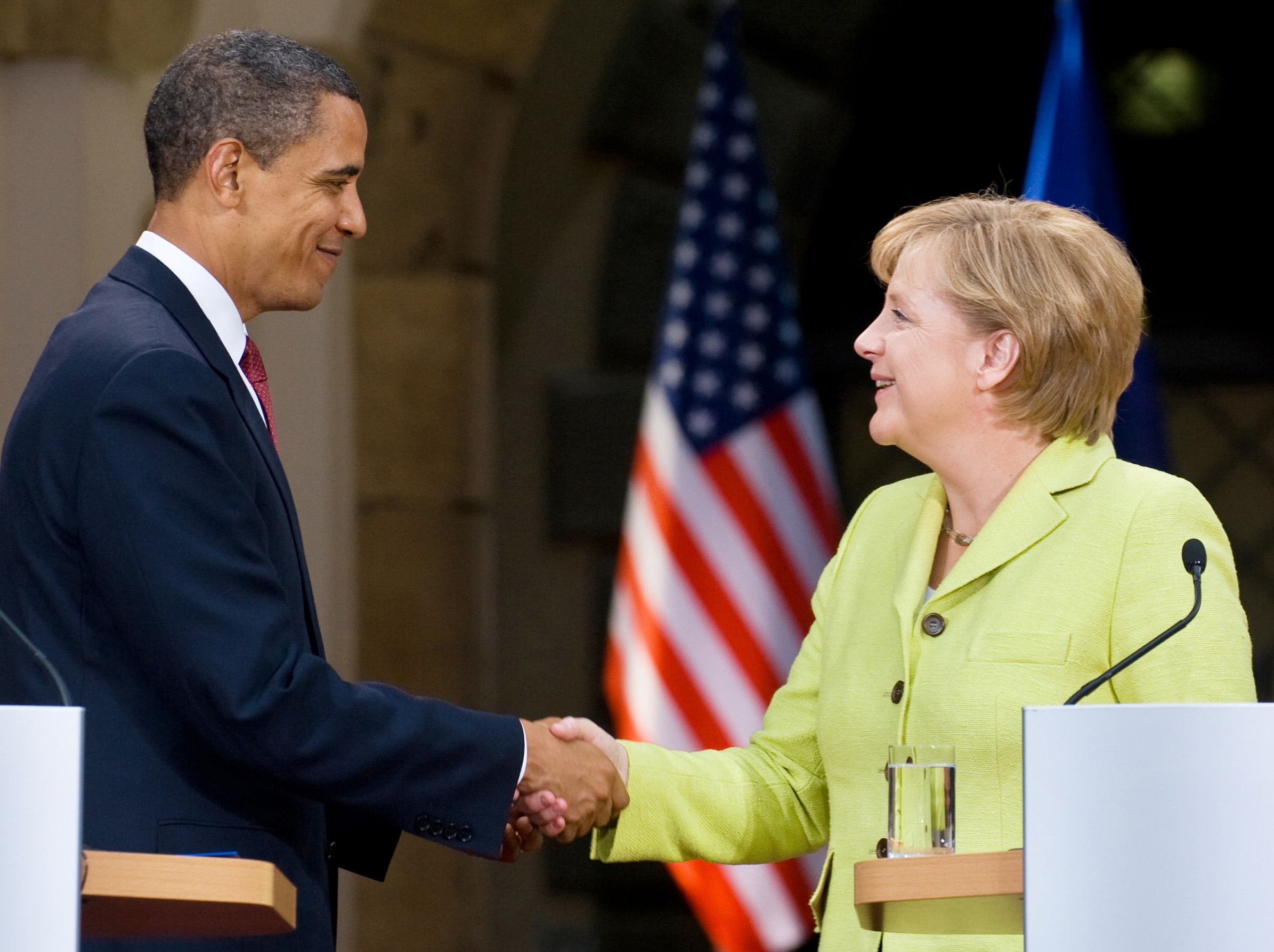 Ομπάμα-Μέρκελ υπέρ εφαρμογής Υπερατλαντικού Ελεύθερου Εμπορίου