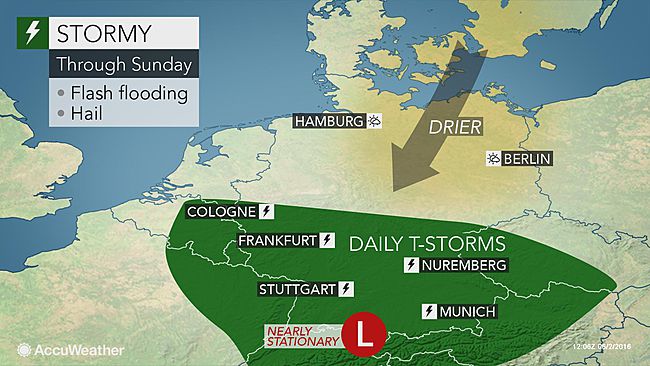 Ο καιρός στη Γερμανία το Σαββατοκύριακο: Ποιες περιοχές παραμένουν στο... 