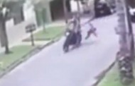 Σοκαριστικό βίντεο: Ληστής επιχειρεί να διαφύγει και πετάει στον αέρα 6χρονο που πήγαινε στο περίπτερο