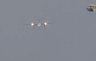 Τρομακτικό βίντεο: Αεροπλάνο γίνεται... φύλλο λόγω της «Φρειδερίκης»