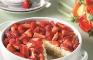 Γρήγορο εκμέκ με κρέμα και φράουλες